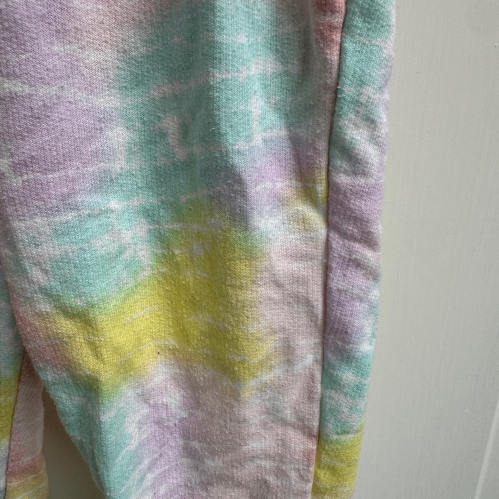 Cat & Jack 2T Girls Pastel Tie-Dye Sweatpants - Picture 2 of 5